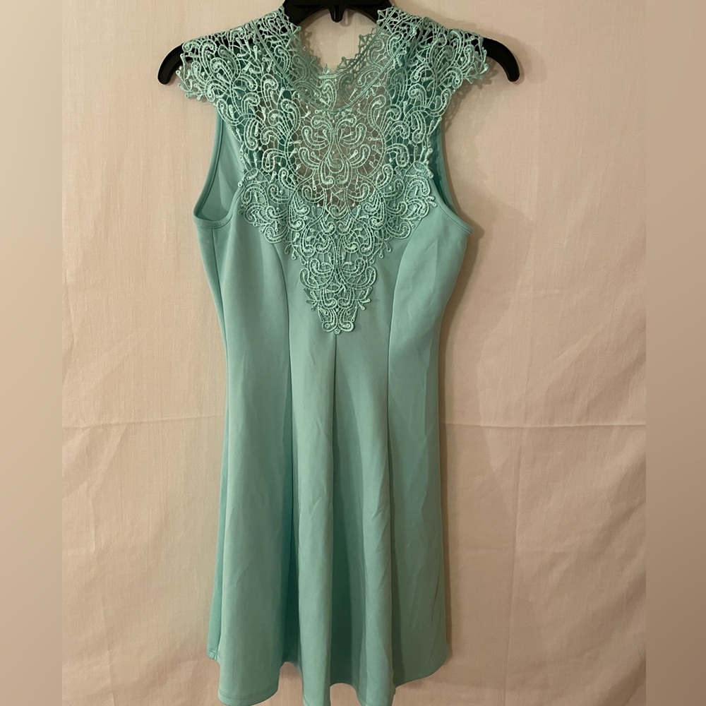 Charlotte Russe Green Backless Dress